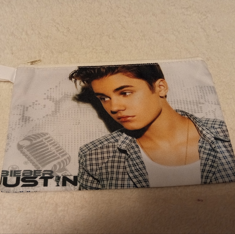 Justin Bieber zipper pouch